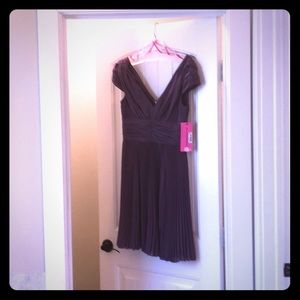 NWT Betsey Johnson chiffon dress in lilac- Size 8